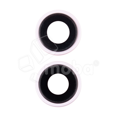 Стекло камеры для iPhone 15/15 Plus (комплект 2 шт.) Розовый