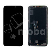 Дисплей для iPhone X (A1865/A1901) в сборе с тачскрином Черный - (Hard OLED) Стандарт
